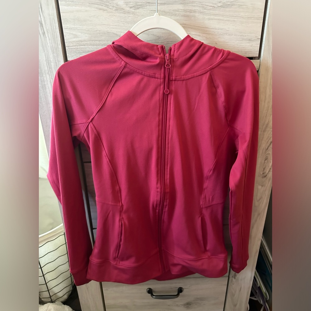 Pink zip up